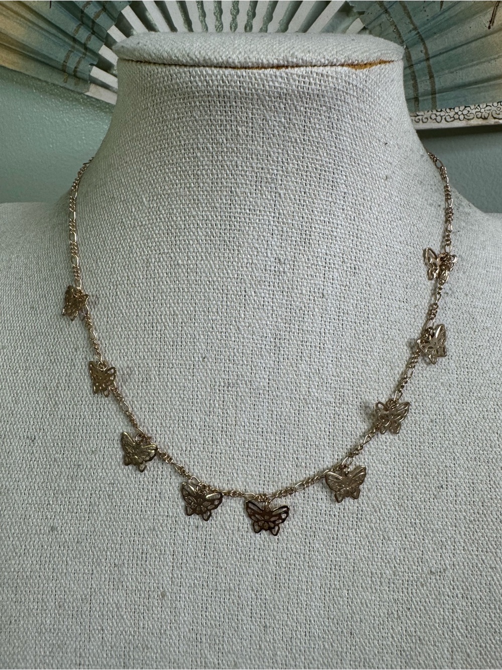 Icing Gold-Tone Butterfly Charm Necklace